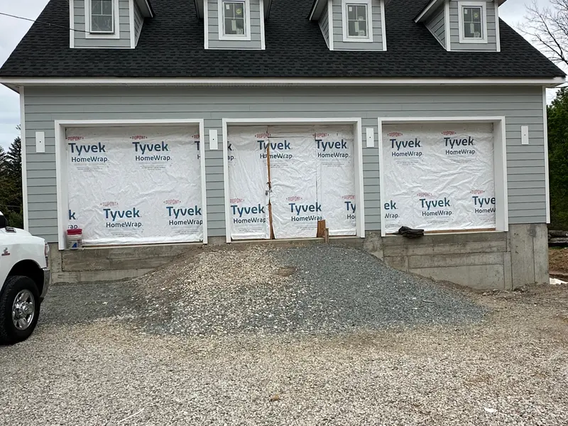 Golden Hammer Construction residential construction project, exterior renovation phase